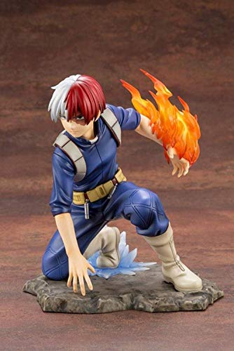 MYXFASITA Navidad My Hero Academia Todoroki Shouto 1/8 Squat/Anime Static Statues/PVC Character Model/Anime Fans and Otaku Favorite Collectibles/Artículos Decorativos/Juguetes para Adultos P96QA