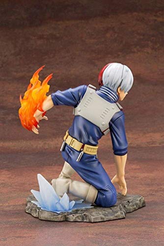 MYXFASITA Navidad My Hero Academia Todoroki Shouto 1/8 Squat/Anime Static Statues/PVC Character Model/Anime Fans and Otaku Favorite Collectibles/Artículos Decorativos/Juguetes para Adultos P96QA