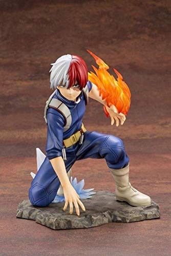 MYXFASITA Navidad My Hero Academia Todoroki Shouto 1/8 Squat/Anime Static Statues/PVC Character Model/Anime Fans and Otaku Favorite Collectibles/Artículos Decorativos/Juguetes para Adultos P96QA