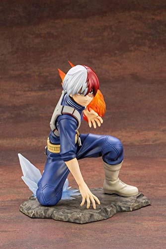 MYXFASITA Navidad My Hero Academia Todoroki Shouto 1/8 Squat/Anime Static Statues/PVC Character Model/Anime Fans and Otaku Favorite Collectibles/Artículos Decorativos/Juguetes para Adultos P96QA