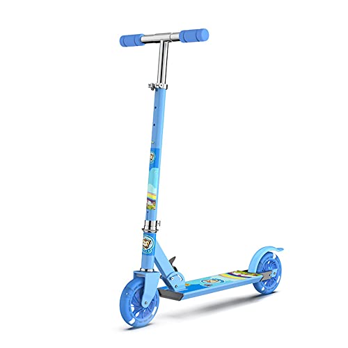 MZDJDM Scooters, Scooters para niños, Mini Scooter Micro Deluxe, Scooters para niños para niños y niñas de 1 a 15 años, Azul