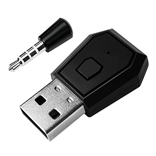 #N/A Adaptador Inalámbrico De Auriculares De Receptor De Transferencia De Audio De 3,5 Mm Bluetooth Negro