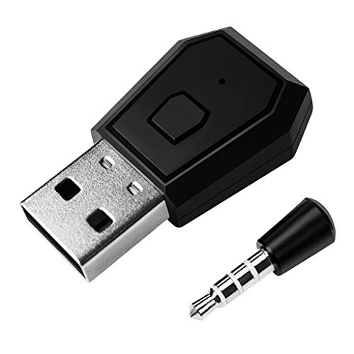 #N/A Adaptador Inalámbrico De Auriculares De Receptor De Transferencia De Audio De 3,5 Mm Bluetooth Negro