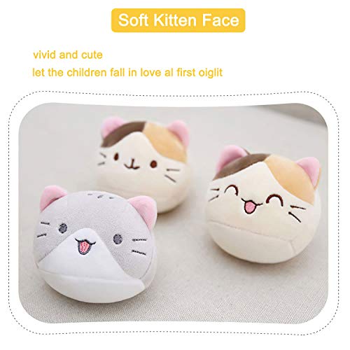 Naixin Cute Snack Pillow Peluches Juguetes Pudín Decorativo Extraíble Kitty Cat Dolls Regalos creativos de juguete para niños