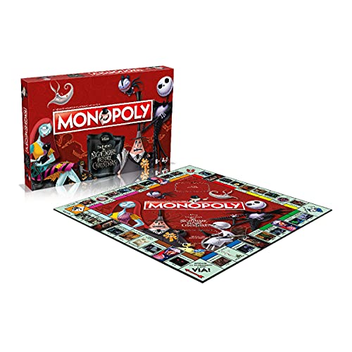 NBX Monopoly - Edición especial Nightmare Before Christmas en italiano oficial original Hasbro