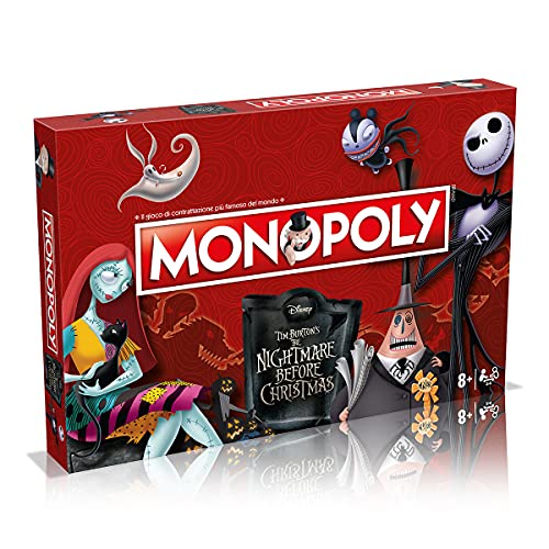 NBX Monopoly - Edición especial Nightmare Before Christmas en italiano oficial original Hasbro