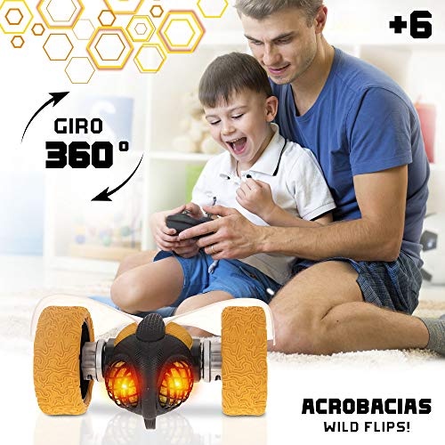 New Bright - Coche teledirigido niños 6 años giro 360º y volteretas Abeja New Bright (46573)