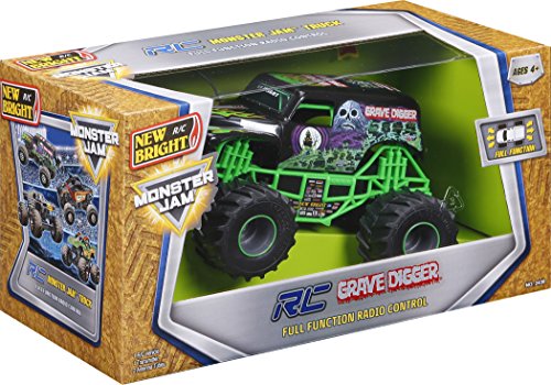 New Bright F/F Monster Jam Grave Digger RC Car (1:24 Scale) by New Bright - Import