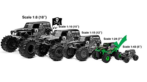 New Bright F/F Monster Jam Grave Digger RC Car (1:24 Scale) by New Bright - Import