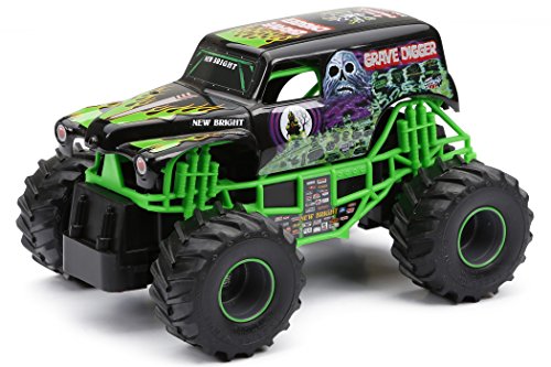 New Bright F/F Monster Jam Grave Digger RC Car (1:24 Scale) by New Bright - Import