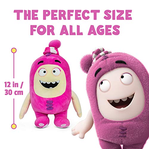 Newt Oddbods Juguete de Peluche Suave — para Niños y Niñas — Rosa (30cm de Altura)