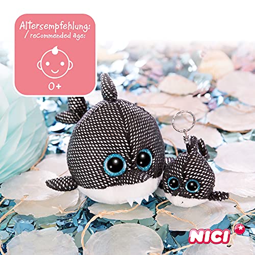 NICI Glubschis: El tierno Juguete Original del tiburón Ferris 15 cm – Peluches de Criaturas Marinas para niñas, niños y bebés, Animales Rellenos con Grandes Ojos Brillantes para abrazar y Jugar