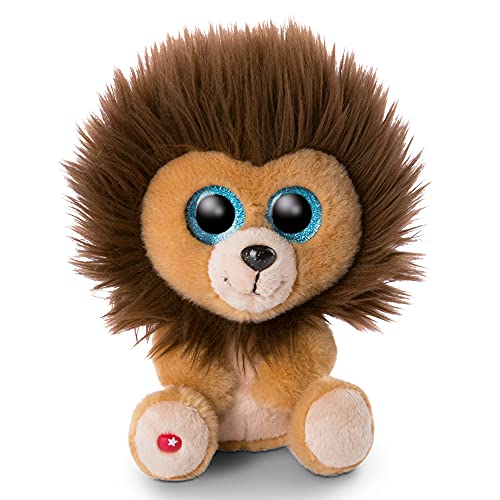 NICI Original – Glubschis Cliff león 15 cm – Lindos Juguetes tiernos – Muñeco Esponjoso con Grandes Ojos Brillantes – Peluches de zoológico para abrazar y Jugar, Color marrón, (46946)