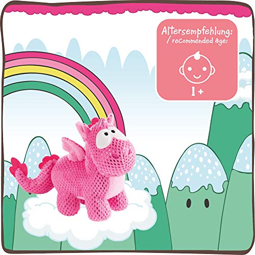 NICI- Peluche Unicornio-dragón Ruby de la Rosa 13cm (45696)