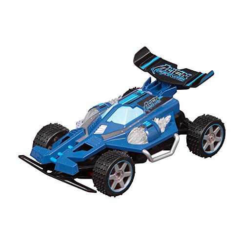 Nikko - Carreras Buggies - Coche direccional - Coche teledirigido - Coche RC para niños - Alien Panic Blue