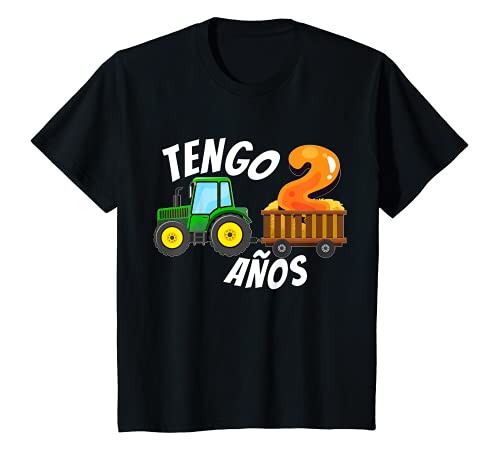 Niños Tractor - Ya tengo 2 años - Cumpleaños en la granja Camiseta