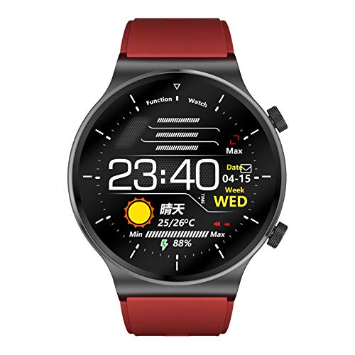 Nobranded Reloj Inteligente C12 Music Sports para Hombres, Compatible con Llamadas de Fitness y Llamadas Bluetooth para teléfonos Android - Color 05