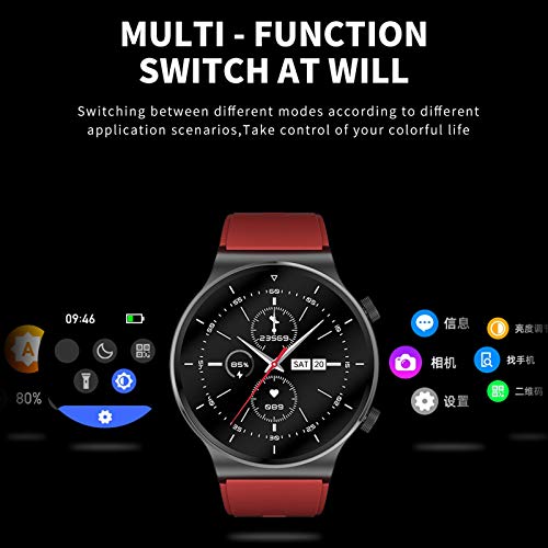 Nobranded Reloj Inteligente C12 Music Sports para Hombres, Compatible con Llamadas de Fitness y Llamadas Bluetooth para teléfonos Android - Color 05