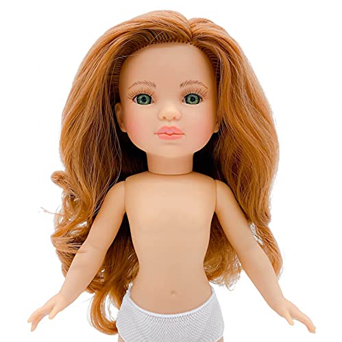 Nueva muñeca Simona 2021 Desnuda de 40 cm edición Limitada 100% Vinilo. Hermana de Sintra Fabricada en España por Folk Artesanía. Similar Nancy Famosa (Pelirroja Ojos Verdes)