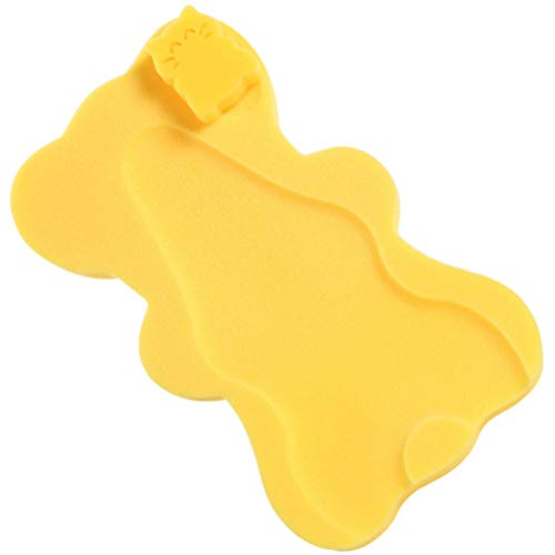 NUOBESTY Esponja de Baño para Bebés Antideslizante Alfombra de Baño para Bebés Suave Almohadilla de Baño para Bebés Soporte para Asiento de Ducha Almohadilla Flotante para Bebé Niño Recién