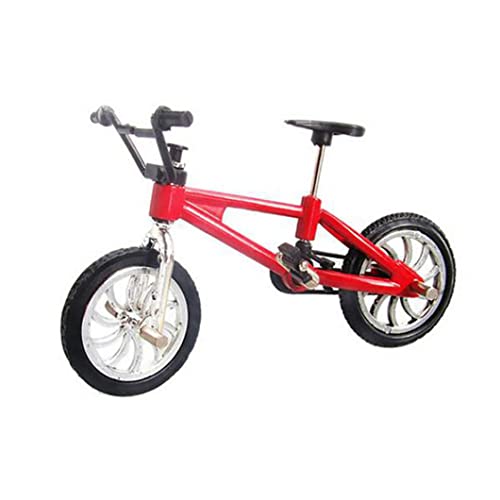 Obelunrp 1pc Bike Funcional Mountain Sport Bike Miniature Metal Game for Kids Boys - Rojo, Juguete de simulación