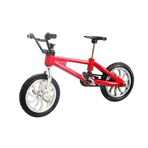 Obelunrp 1pc Bike Funcional Mountain Sport Bike Miniature Metal Game for Kids Boys - Rojo, Juguete de simulación