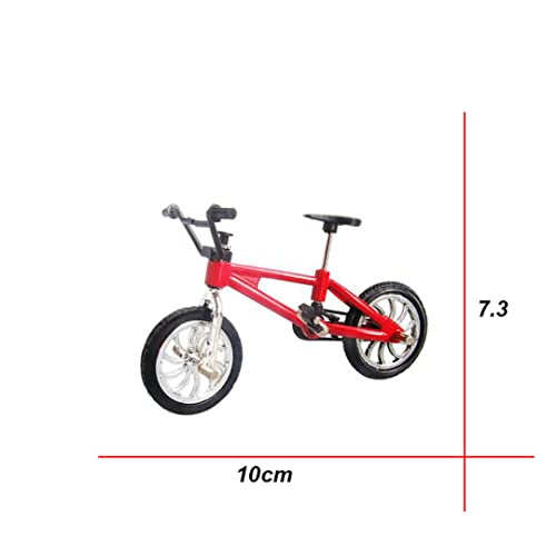 Obelunrp 1pc Bike Funcional Mountain Sport Bike Miniature Metal Game for Kids Boys - Rojo, Juguete de simulación