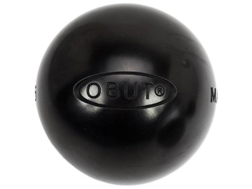 Obut Match - Bolas de petanca negras (0, 76 mm), Negro
, 700g