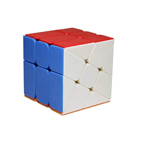 OJIN MoYu MOFANGJIAOSHI Cubing Classroom MFJS Meilong Windmill Cube 2x3 Shape Mod Wheel Fenghuolun Twisty Puzzle Cube Rompecabezas Rompecabezas con un trípode de Cubo (Sin Etiqueta)