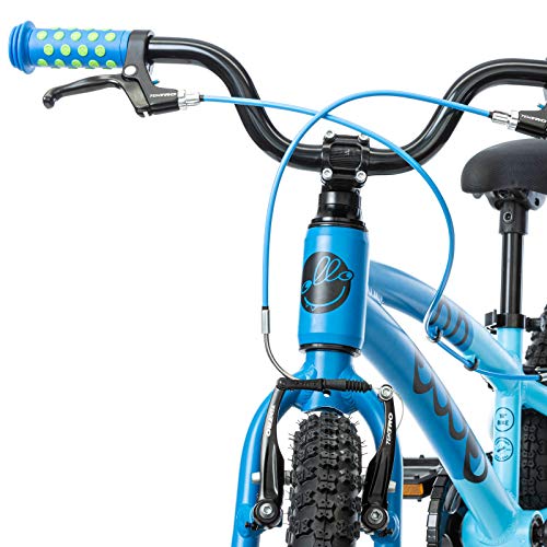 ollo Bikes Bicicleta Infantil 16 Pulgadas a Partir de 4-5 años, para niños y niñas, Ligera 6,6 kg – Azul