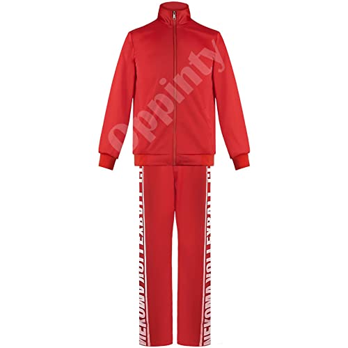 Oppinty Anime Haikyuu Nekoma High School cosplay disfraces ropa deportiva uniforme fiesta de Halloween traje XL rojo