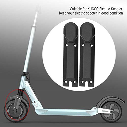 OUKENS Carcasas de Rueda de Scooter, 2 unids/Set Carcasa Protectora de Cubierta de Rueda Delantera para reemplazo de patineta eléctrica KUGOO