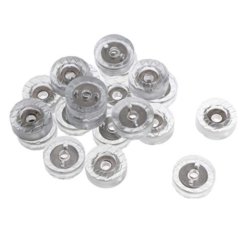 P Prettyia 20pcs Almohadilla de Silicona Antideslizante Parachoques de Ruido Protector de Patas de Sillas Mesas - 18mm Redondo