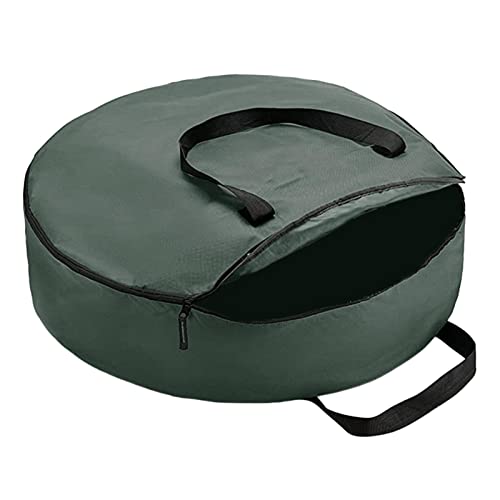 P Prettyia Bolsa de Almacenamiento Contenedor 201D Ford Tela de Tela Resistente con Asas Cierre Rectángulo Bolsa de Navidad para Vacaciones Bolsa de cojín para - Verde-1 76x20cm