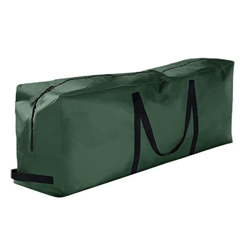 P Prettyia Bolsa de Almacenamiento Contenedor 201D Ford Tela de Tela Resistente con Asas Cierre Rectángulo Bolsa de Navidad para Vacaciones Bolsa de cojín para - Verde 165x38x76cm