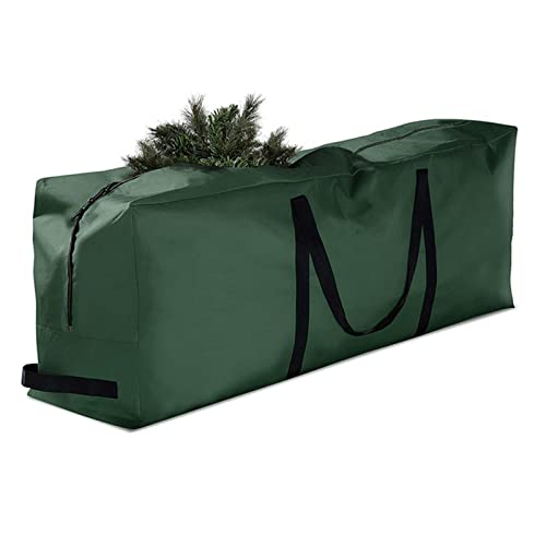 P Prettyia Bolsa de Almacenamiento Contenedor 201D Ford Tela de Tela Resistente con Asas Cierre Rectángulo Bolsa de Navidad para Vacaciones Bolsa de cojín para - Verde 122x38x51cm