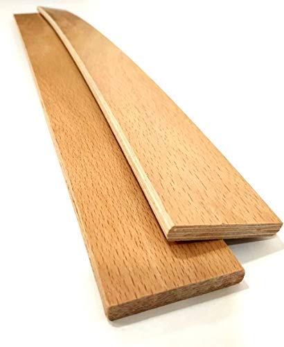 Pack 2 láminas 5,3 x 90 | Láminas Ideales para Sofás o Camas Madera | Listones de Recambios y Repuestos con Grueso 0,8 cm | Diferentes Medidas a Elegir