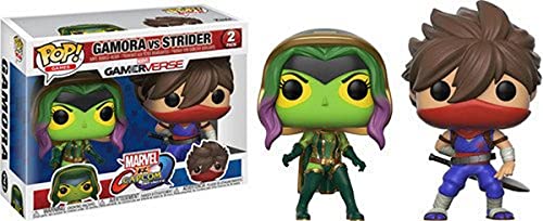 Pack Pop! Marvel Vs Capcom Infinite - 2 Figuras Gamora Vs. Strider