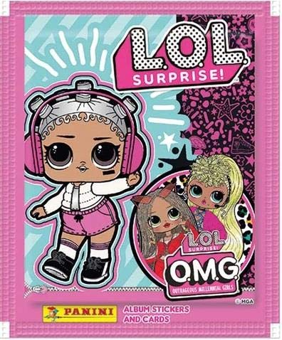 Panini L.O.L Surprise! OMG - Paquete de 10 pegatinas (10 paquetes sellados)