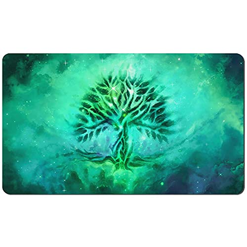 Paramint Forest Ethereal Mana - Alfombra de Juego MTG - Compatible con tapete de Juego Magic The Gathering - Juega a MTG, YuGiOh, Pokemon, TCG - Diseños Originales y Accesorios