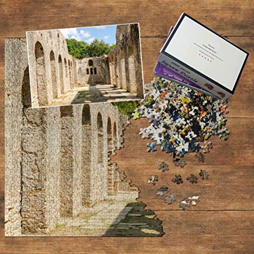 Parque Nacional Albania Butrint Puzzle 1000 Piezas para Adultos Familia Rompecabezas Recuerdo Turismo Regalo