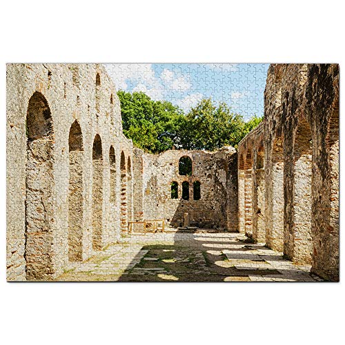 Parque Nacional Albania Butrint Puzzle 1000 Piezas para Adultos Familia Rompecabezas Recuerdo Turismo Regalo