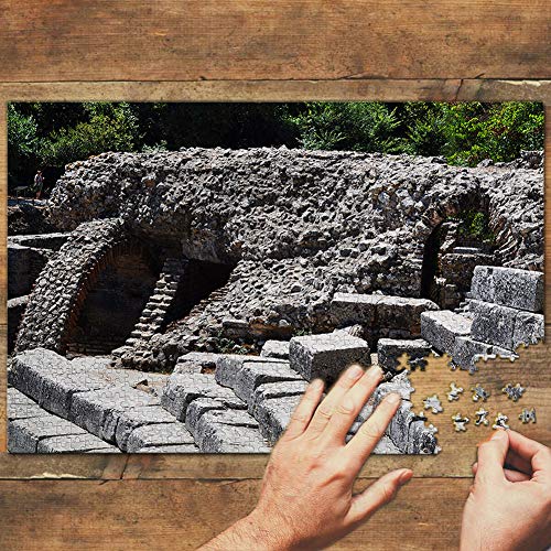 Parque Nacional Butrint Albania Puzzle 1000 Piezas para Adultos Familia Rompecabezas Recuerdo Turismo Regalo