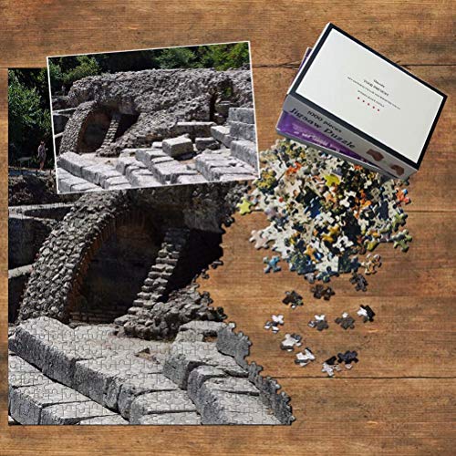 Parque Nacional Butrint Albania Puzzle 1000 Piezas para Adultos Familia Rompecabezas Recuerdo Turismo Regalo