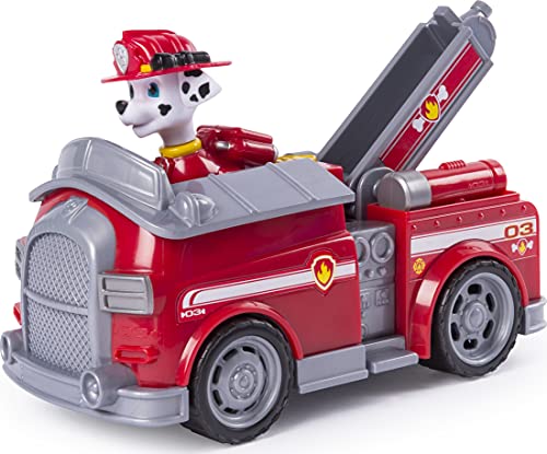 PAW Patrol — Camión de Bomberos transformadora de Marshall con cañones de Agua Pop-out, para Edades de 3 y más