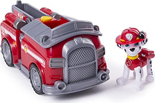 PAW Patrol — Camión de Bomberos transformadora de Marshall con cañones de Agua Pop-out, para Edades de 3 y más