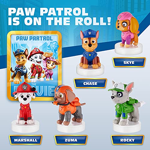 Paw Patrol: La Película 5-Pack de Personajes con Estampadores sin Desorden| Adhesivos para Tartas de cumpleaños, Decoraciones, Recuerdos para Fiestas |Busca Todos los Personajes y vehículos | por PMI