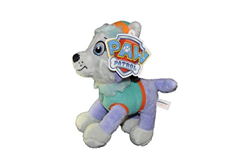 PAW PATROL - Peluche Everest, Color Blanco, 27 cm (Play by Play)