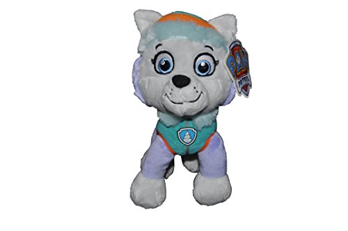 PAW PATROL - Peluche Everest, Color Blanco, 27 cm (Play by Play)