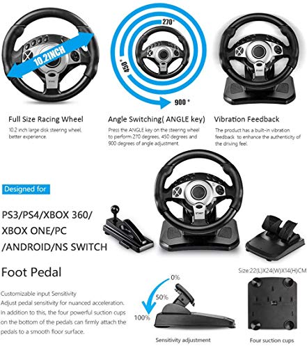 PC Carreras De Ruedas para Playstation 4, PS4 Delgado, PS4 Pro, Xbox One, Xbox One S Y El Interruptor PS3 / Nintendo/Android